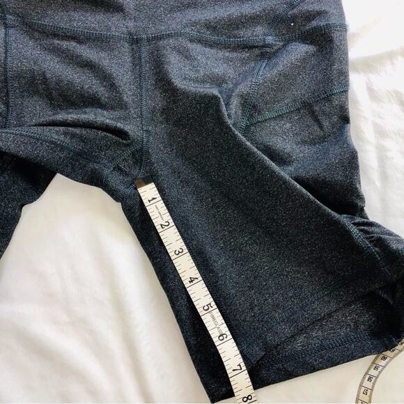 Calvin Klein Charcoal Gray Performance Shorts Quick Dry Fabric Ruched Sides - Picture 10 of 16